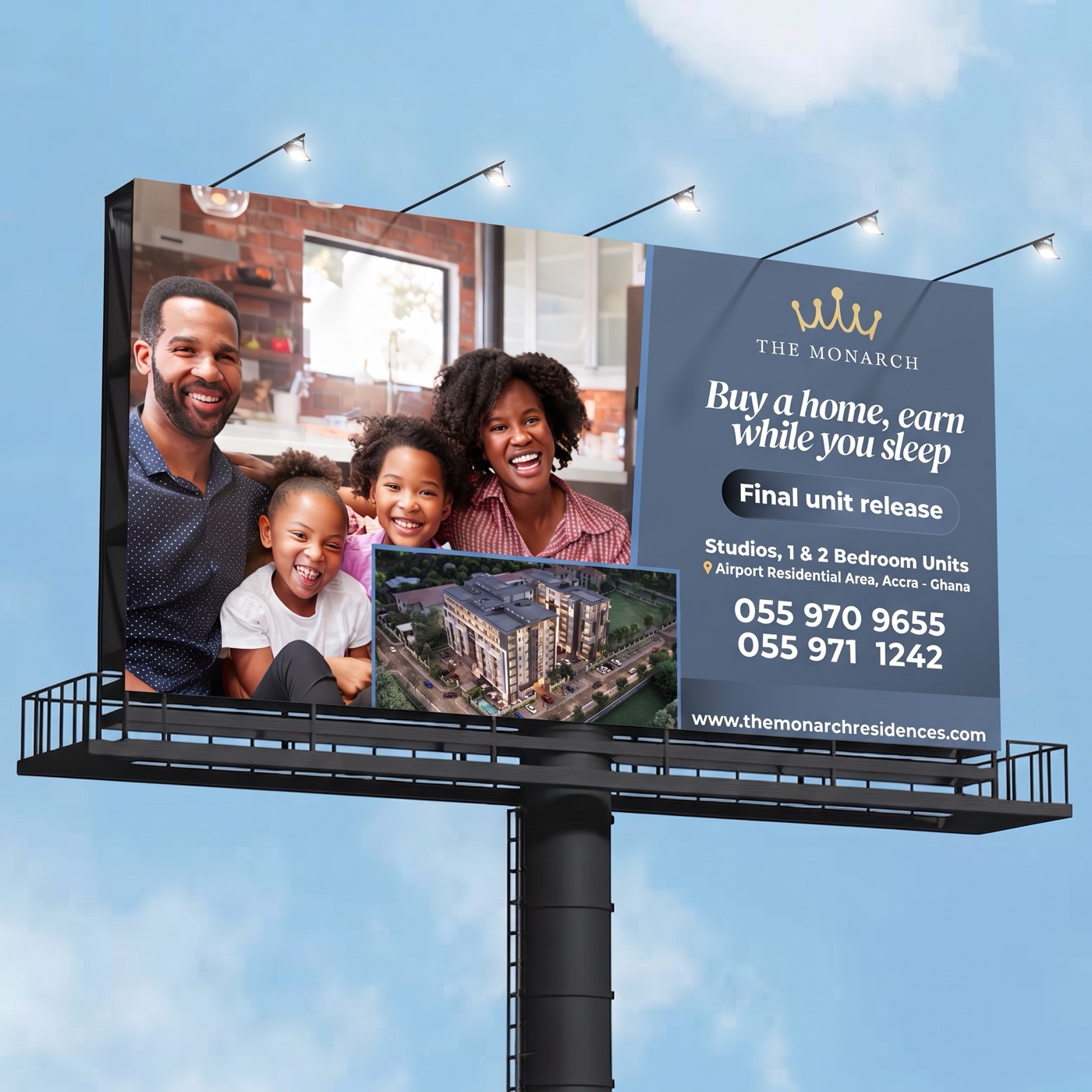 The Monarch Residences campaign visual